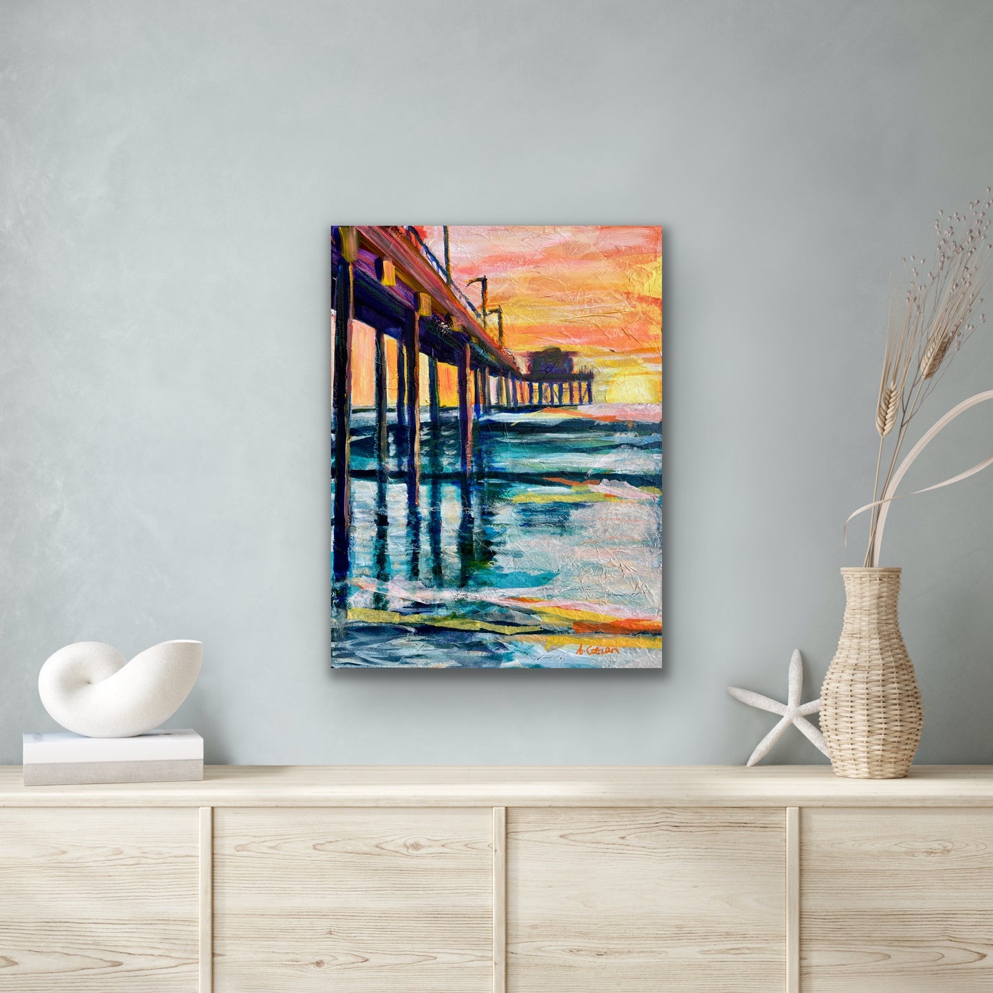 Holiday Pier 24 x 18 in.