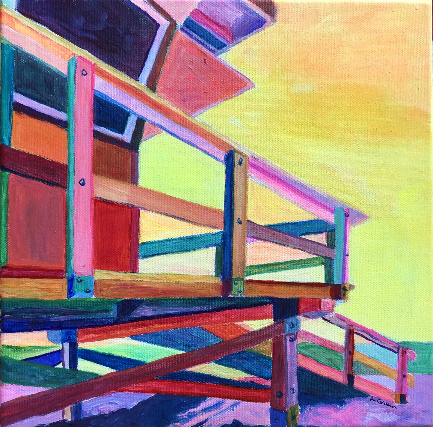 Bright Life 10 x 10 in. SOLD