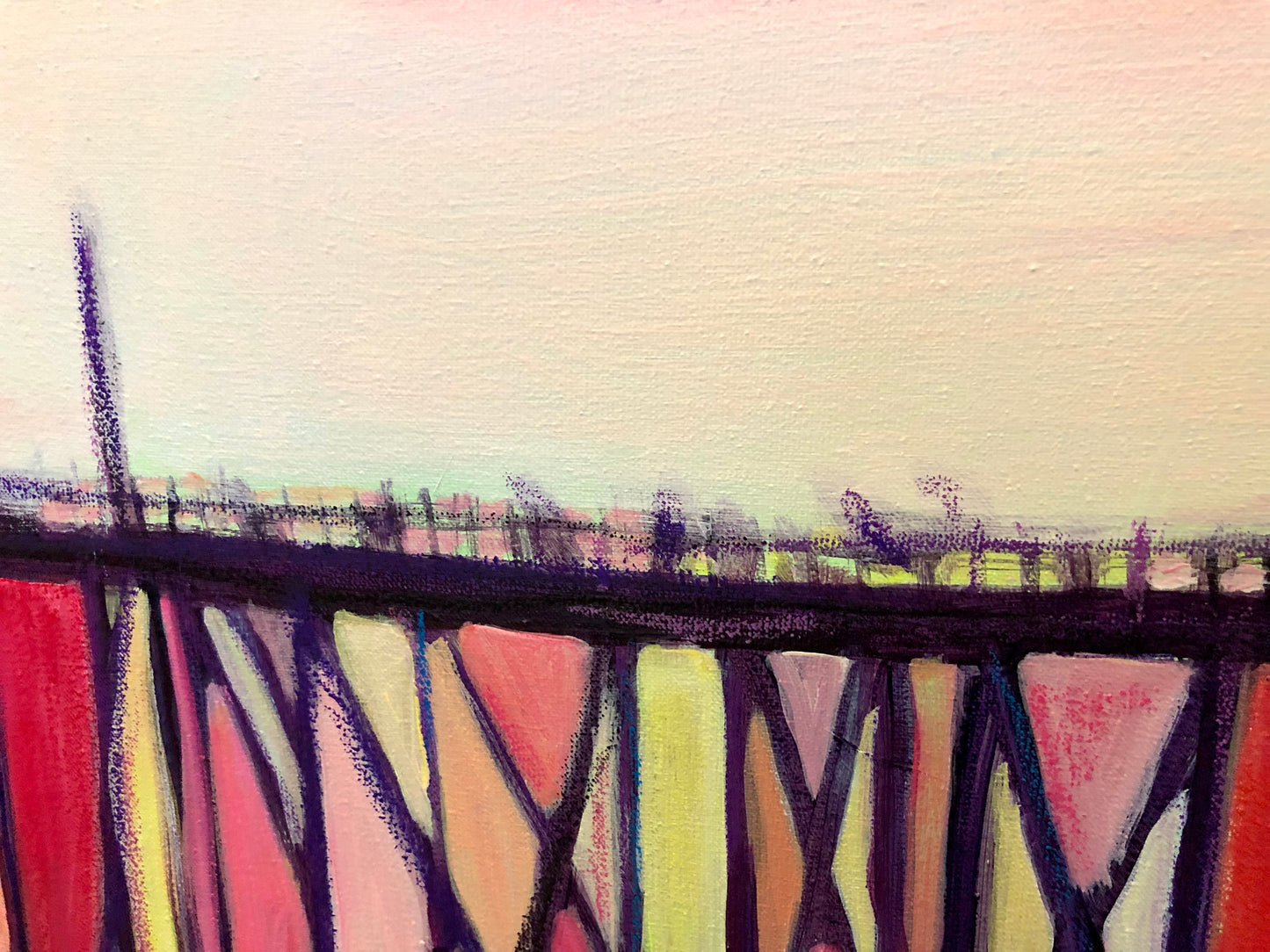 Californian Coastal Sunset 19.7 in. x 39.4 in. SOLD