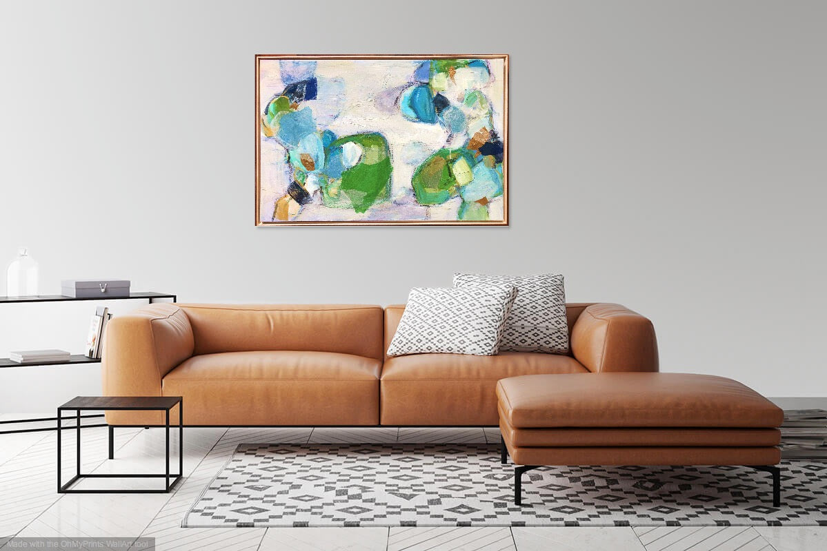 Dancing Sea Glass, 24 x 36 in. SOLD