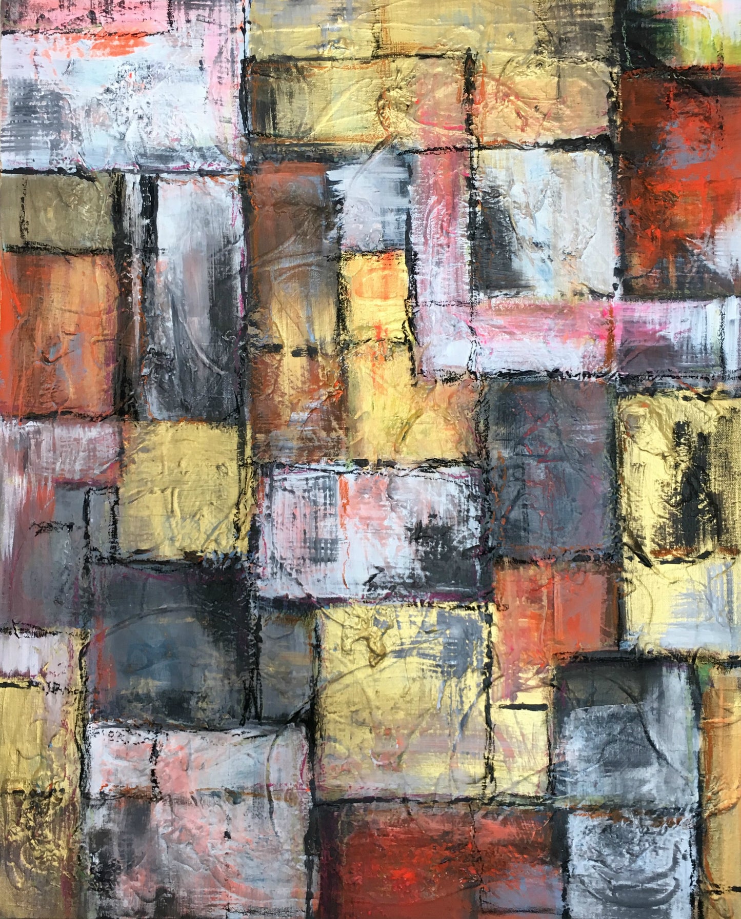 Desert Squares 30 x 24 in. SOLD