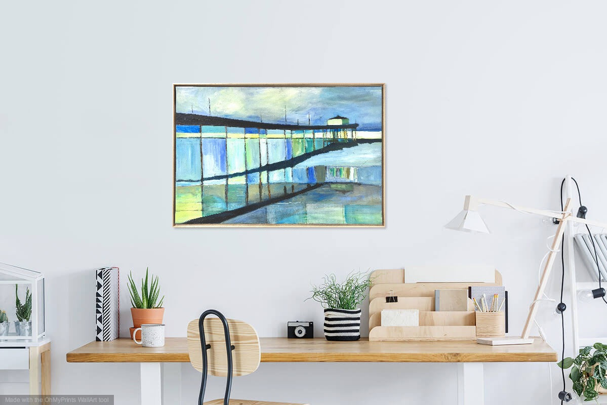 Manhattan Beach Pier 24 x 36 in. SOLD