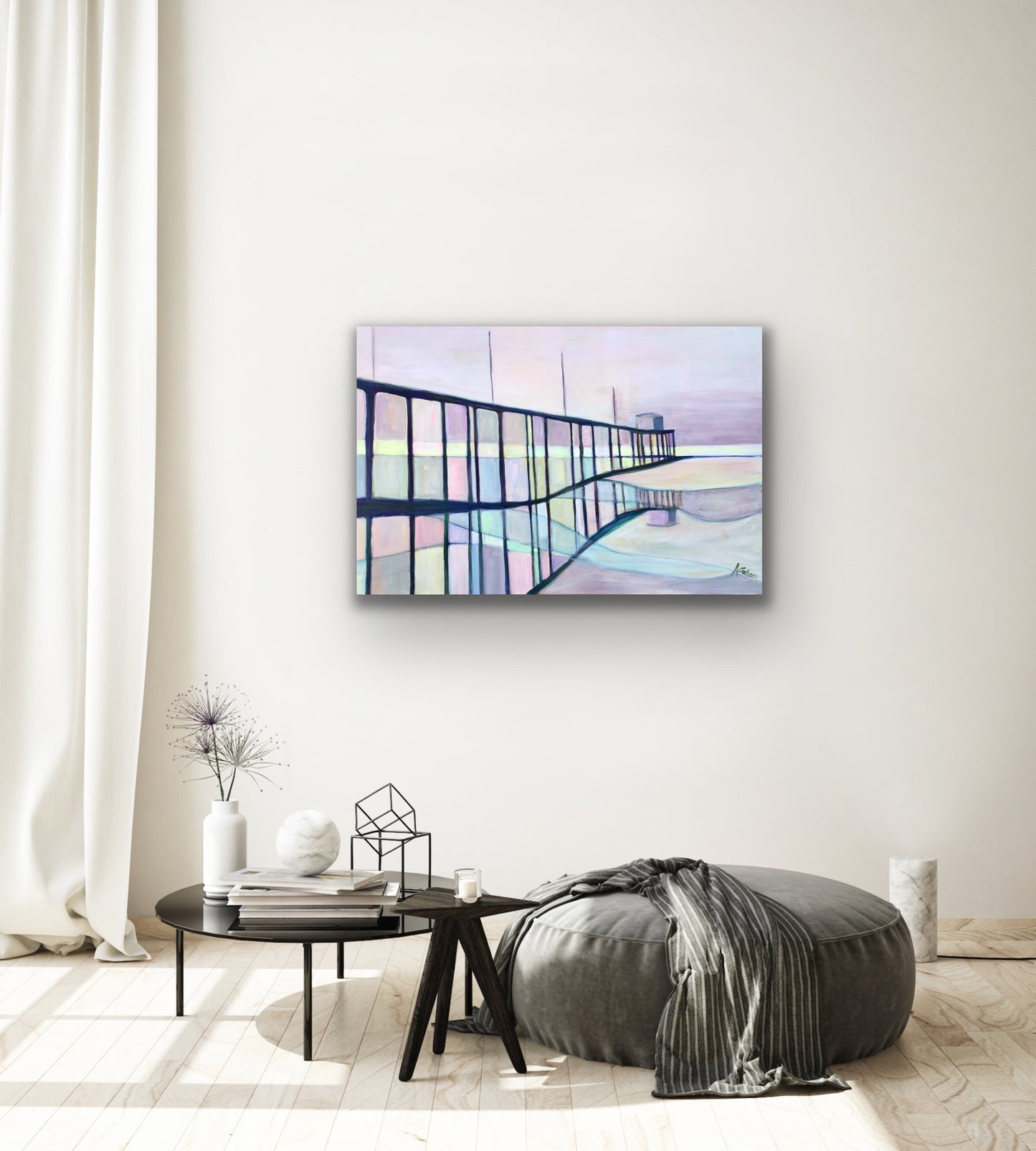 Misty Pier 24 x 36 in.