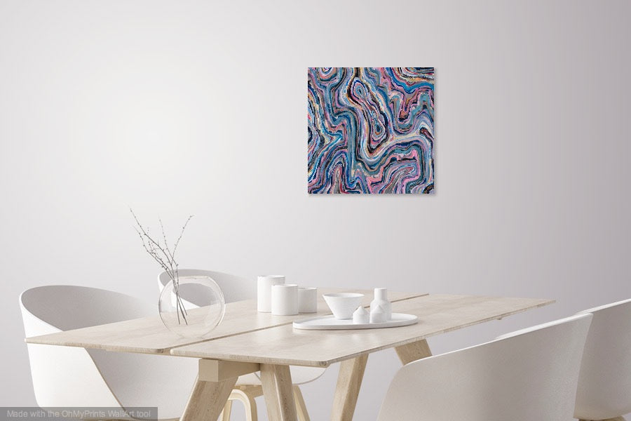 Ripples and Eddies 24 x 24 in.