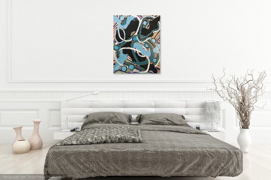 Ocean Funk 30 x 24 in. SOLD