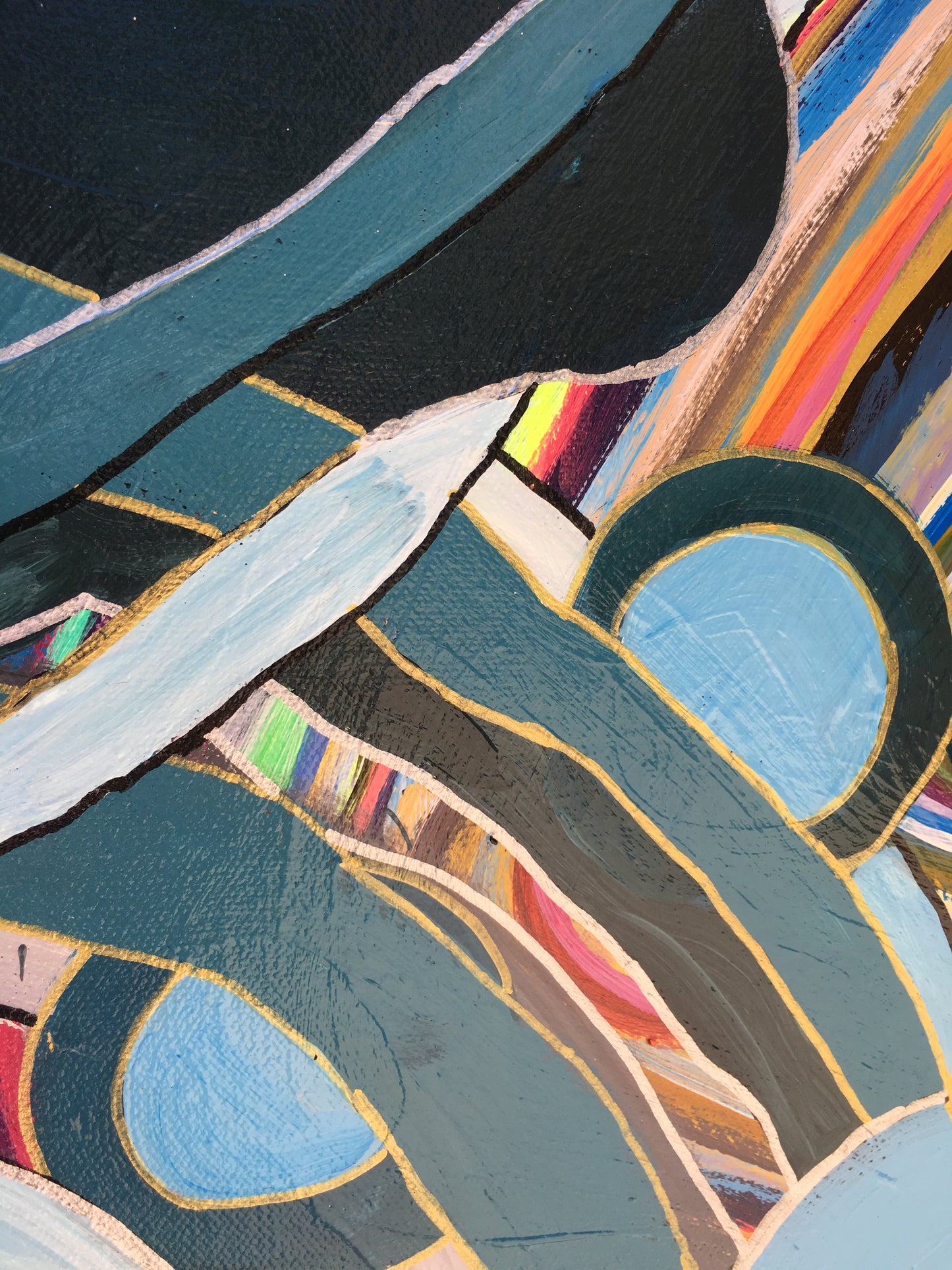 Ocean Funk 30 x 24 in. SOLD
