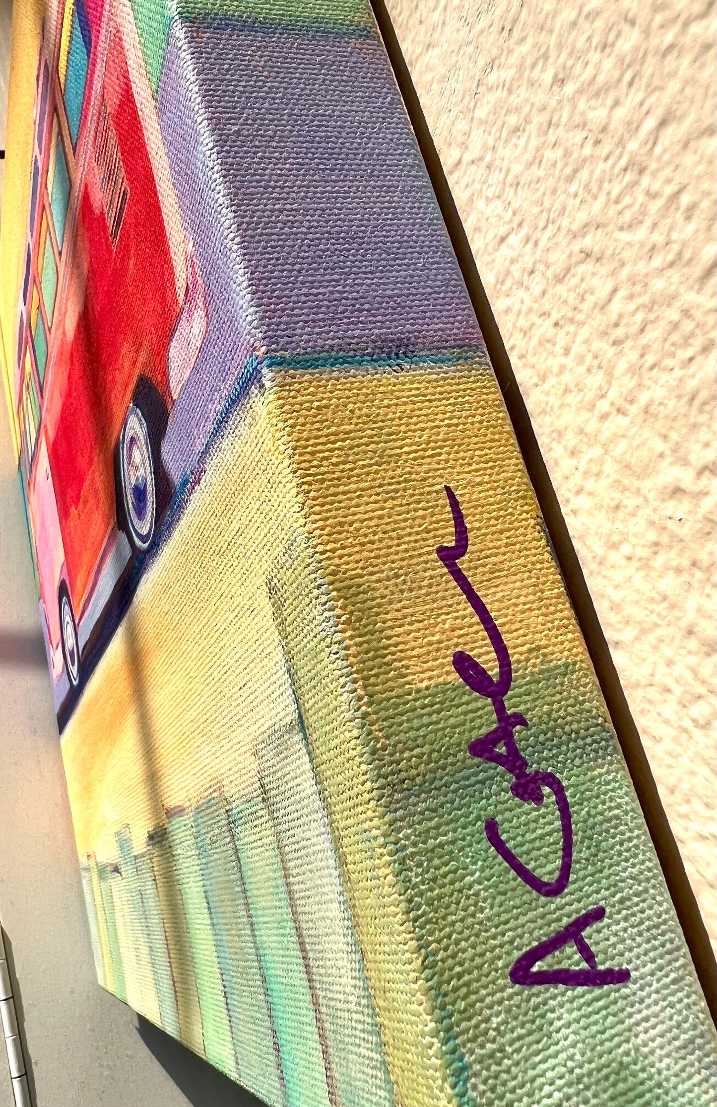 The Bus 12x12 in. SOLD