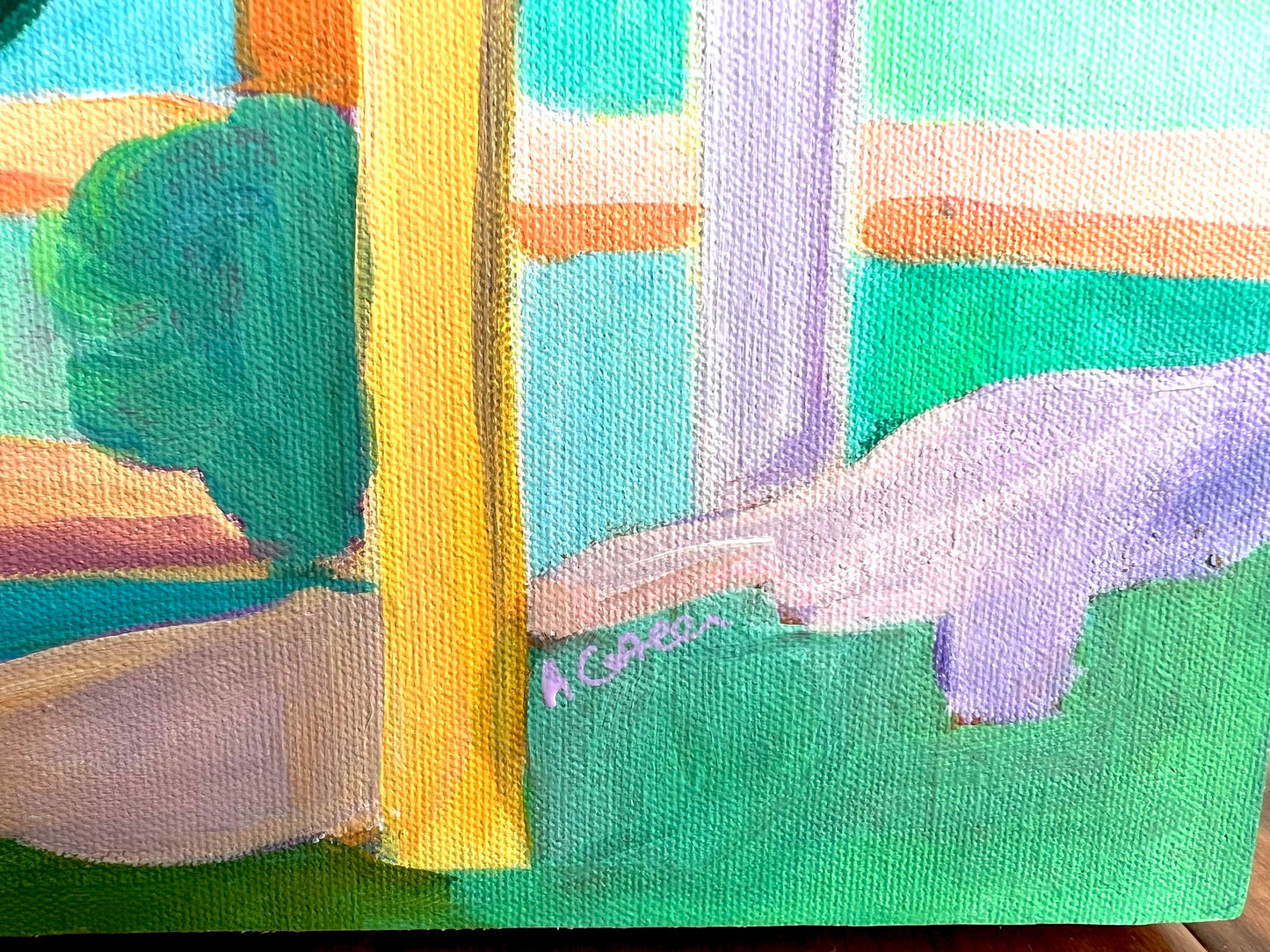 Into The Blue 21 x 23 in. SOLD