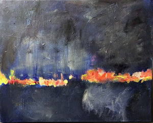 Rain over the Fires 16 x20 in.